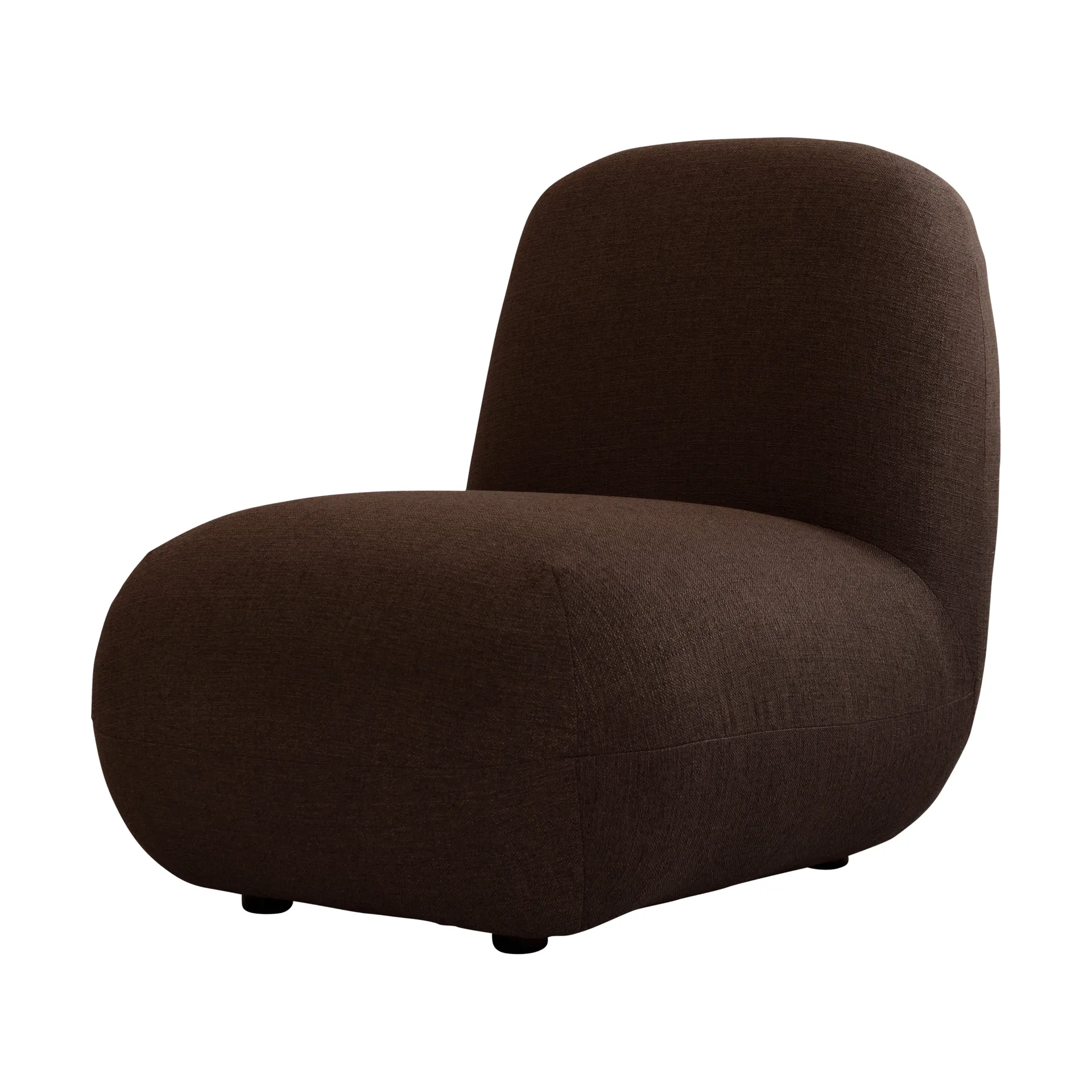 Toe Chair Flat nojatuoli 92x75 cm, Tummanruskea 101 Copenhagen