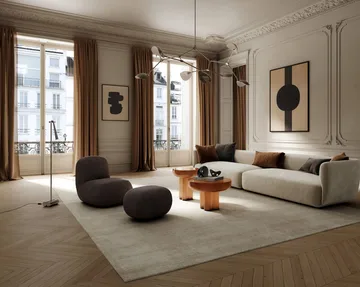 Toe Chair Flat nojatuoli 92x75 cm - Tummanruskea - 101 Copenhagen