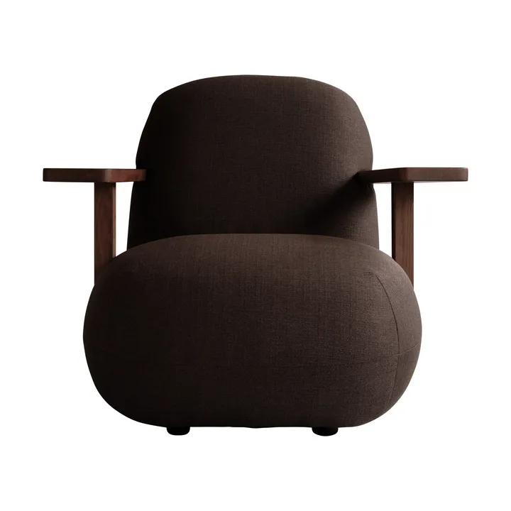 Toe chair nojatuoli käsinojilla - Classic brown oak-dark brown - 101 Copenhagen