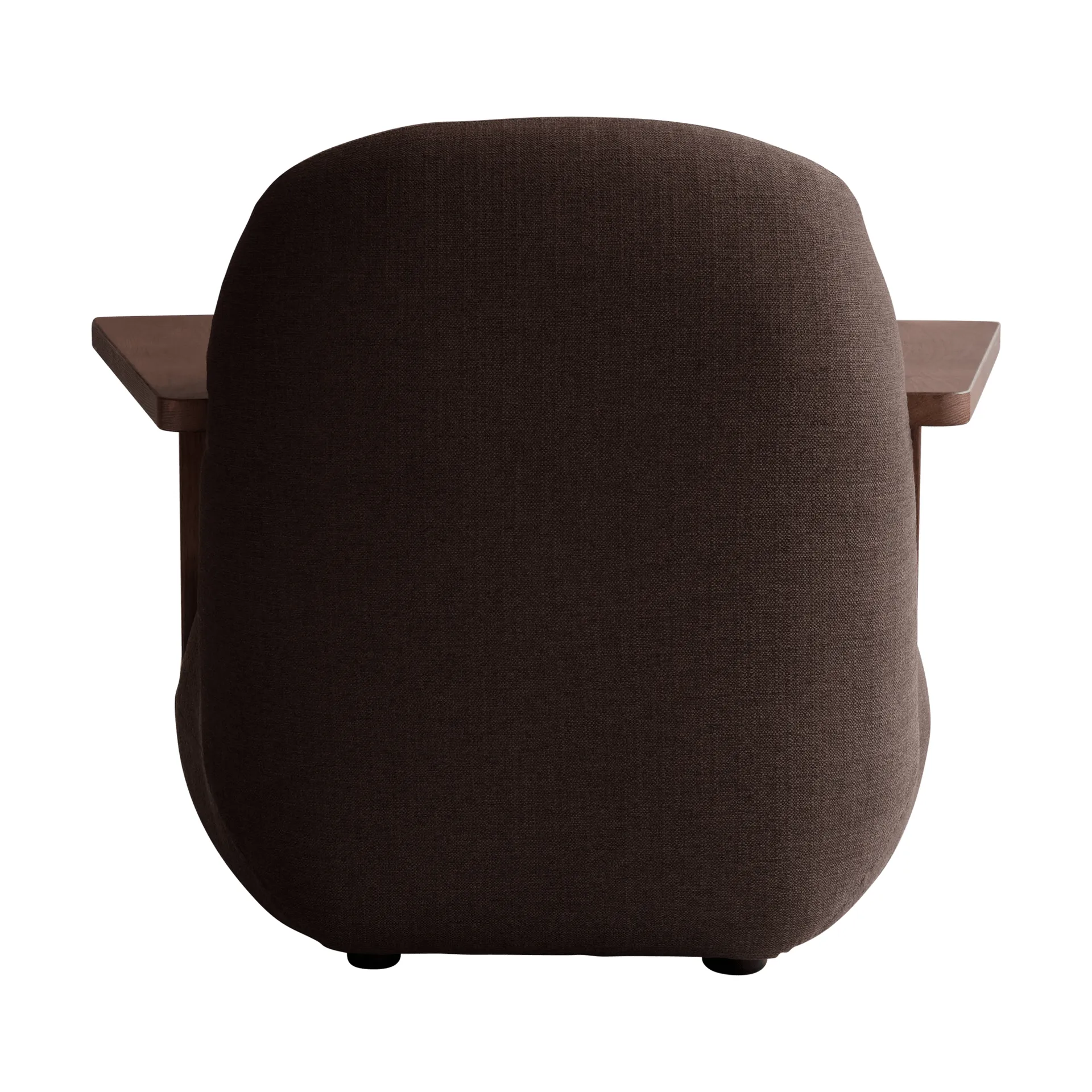 Toe chair nojatuoli käsinojilla, Classic brown oak-dark brown 101 Copenhagen