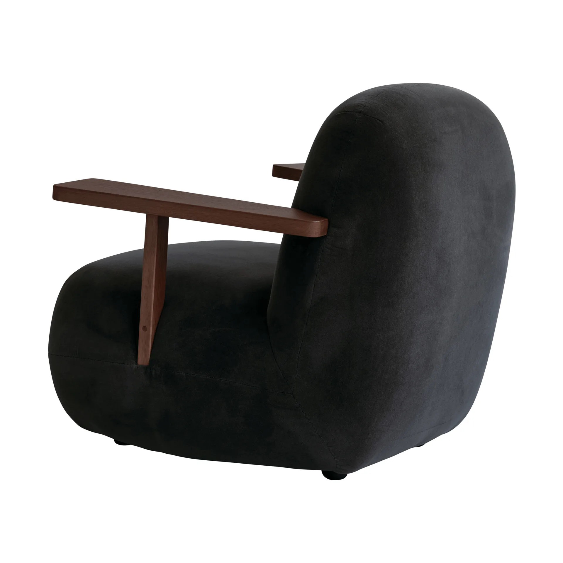 Toe chair nojatuoli käsinojilla, Classic brown oak-peat 101 Copenhagen