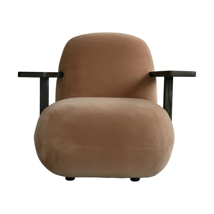 Toe chair nojatuoli käsinojilla - Coffee musta tammi-aavikko - 101 Copenhagen