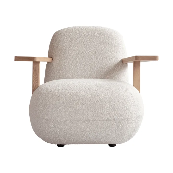 Toe chair nojatuoli käsinojilla - Natural oak-off white - 101 Copenhagen