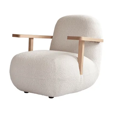 Toe chair nojatuoli käsinojilla - Natural oak-off white - 101 Copenhagen