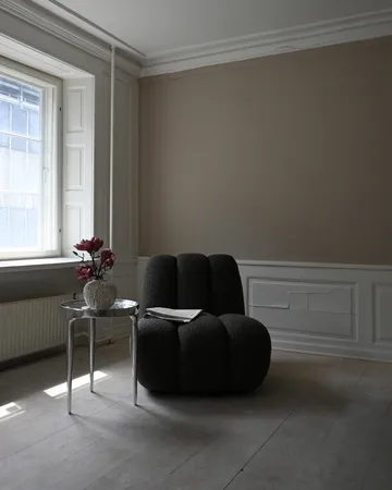 Toe lounge-nojatuoli bouclé - Deep taupe - 101 Copenhagen