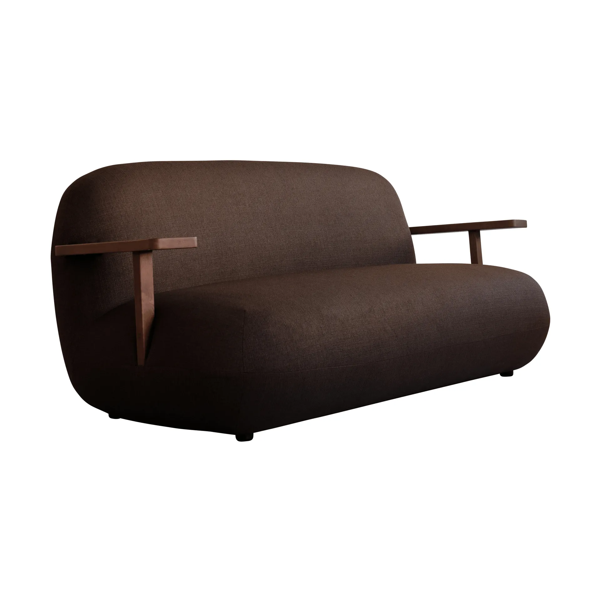 Toe Sofa sohva, Classic brown oak-dark brown 101 Copenhagen