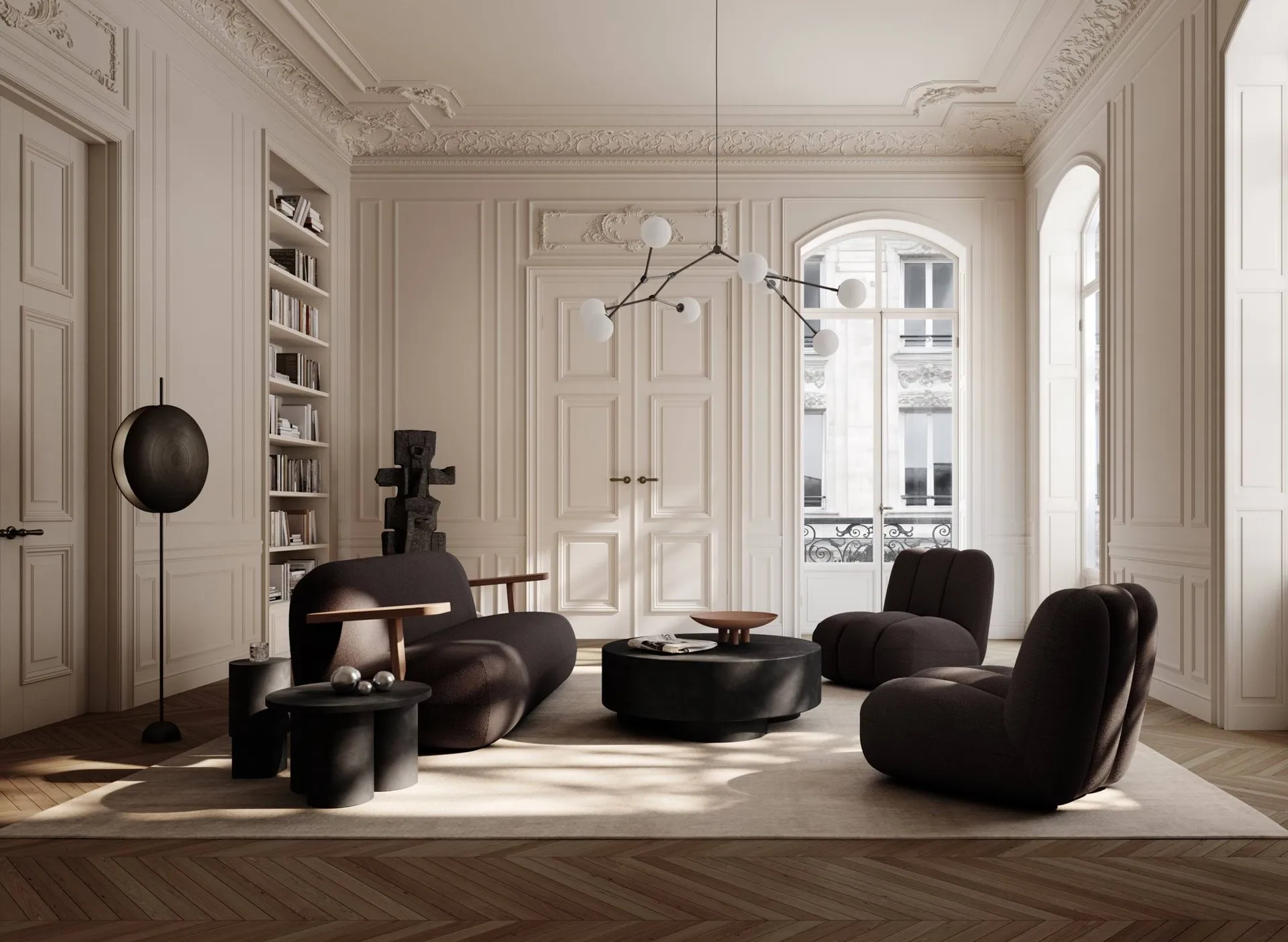 Toe Sofa sohva, Classic brown oak-dark brown 101 Copenhagen