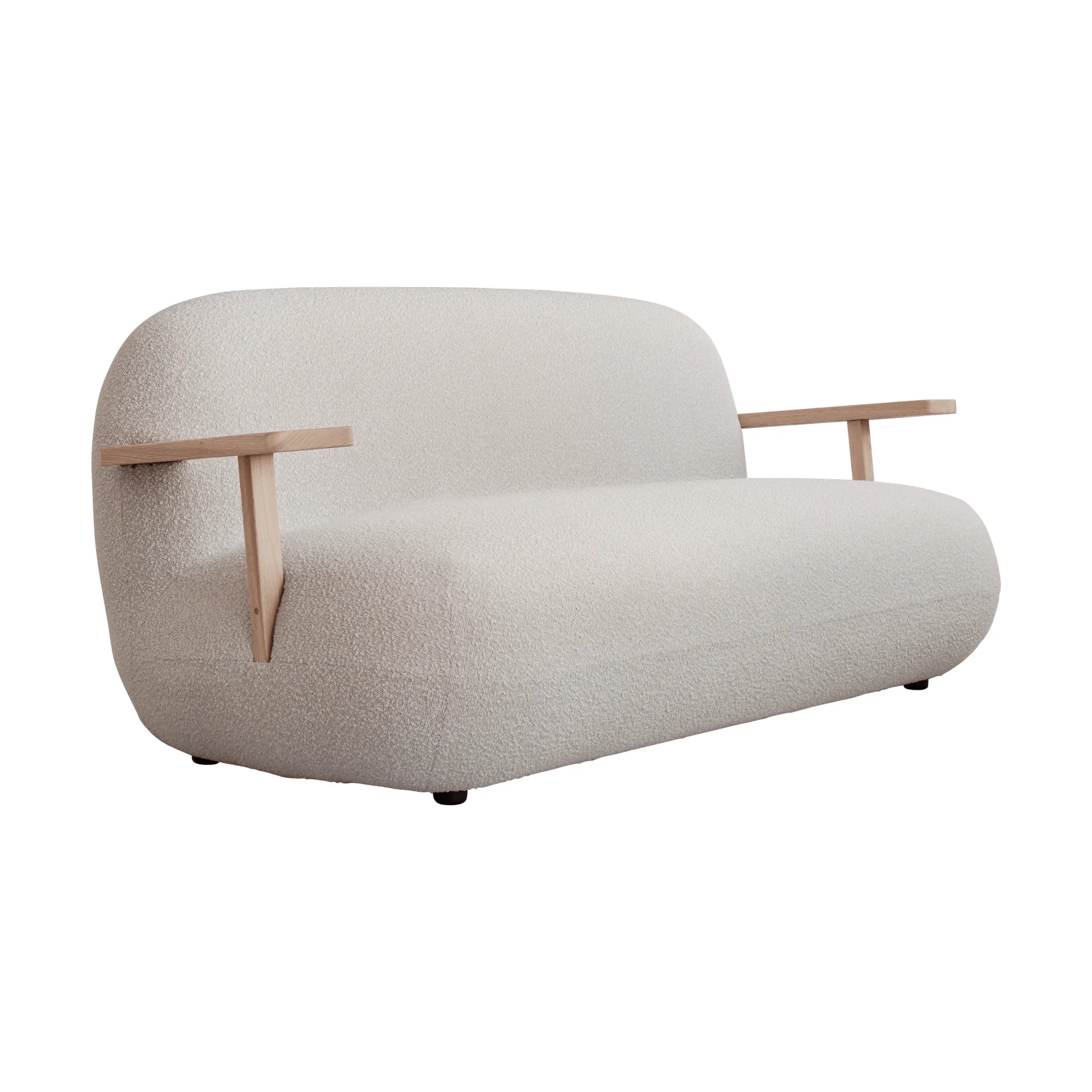 Toe Sofa sohva, Natural oak-off white 101 Copenhagen