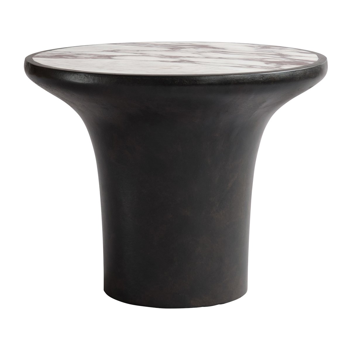 101 Copenhagen Trumpet sivupöytä low 45 cm Calacatta