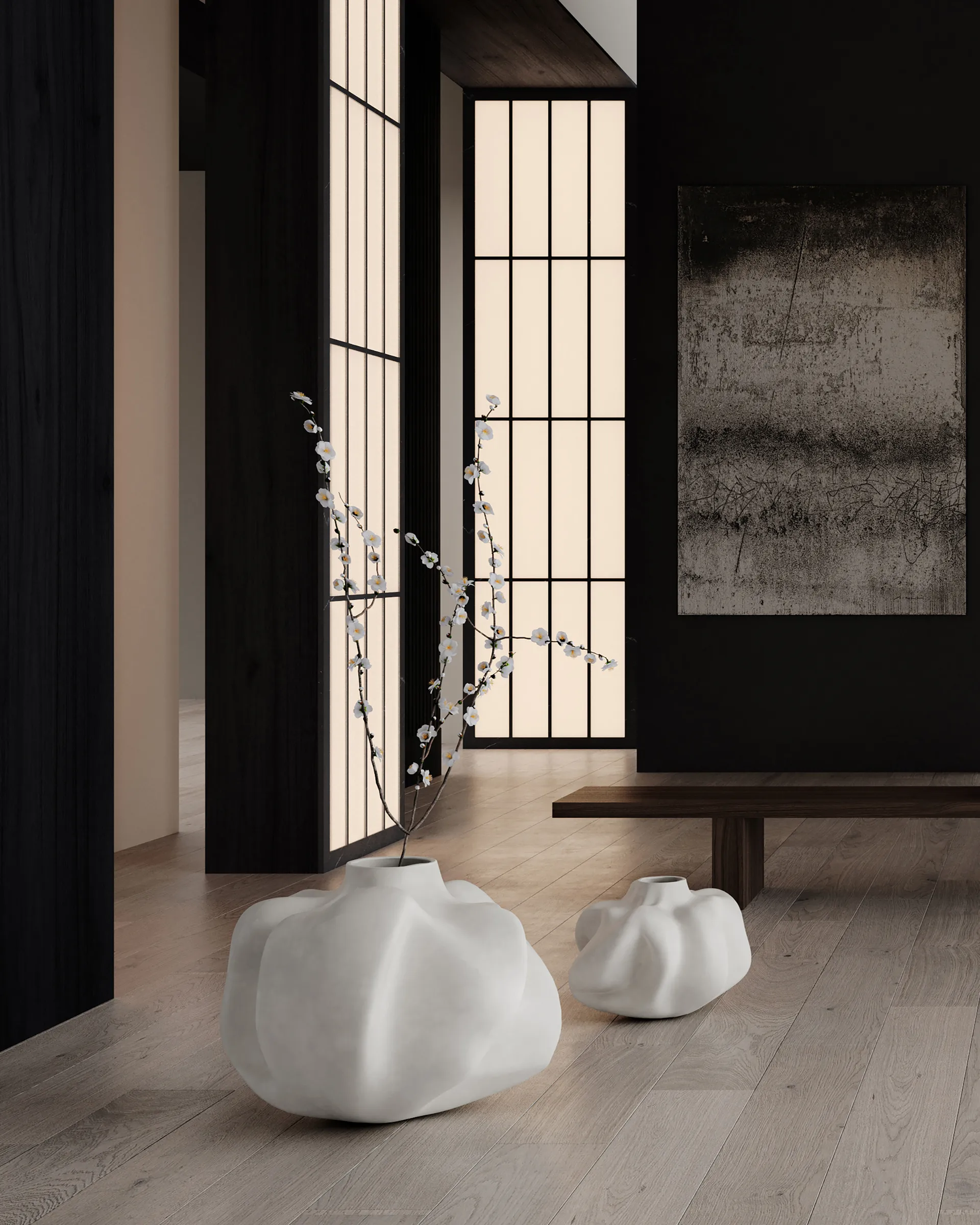 Wabi Big vaasi 48 cm, Koivu 101 Copenhagen