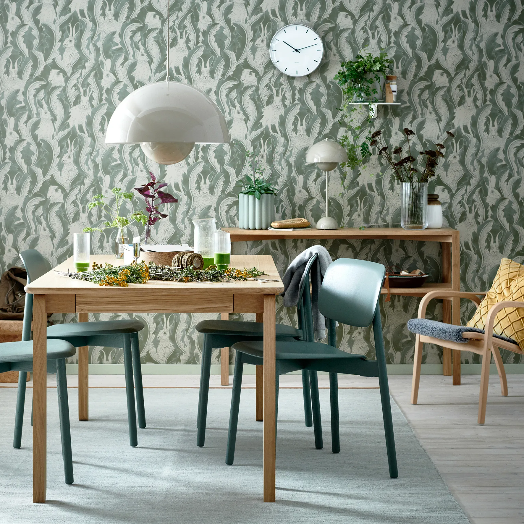 Anton konsolipöytä 35x125 cm, Valkopigmentoitu tammi 1898