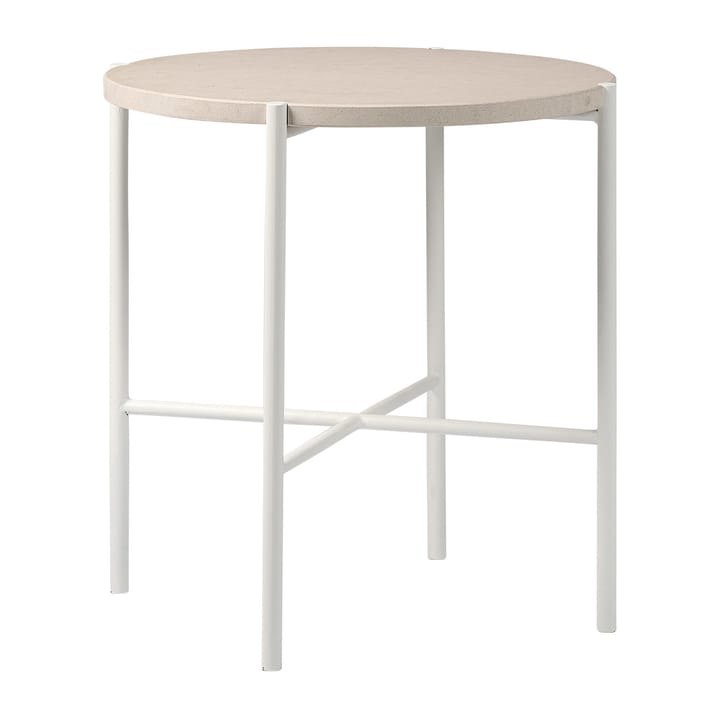 Aplaryd sivupöytä Ø 45 cm - Beige kalkkikivi - 1898