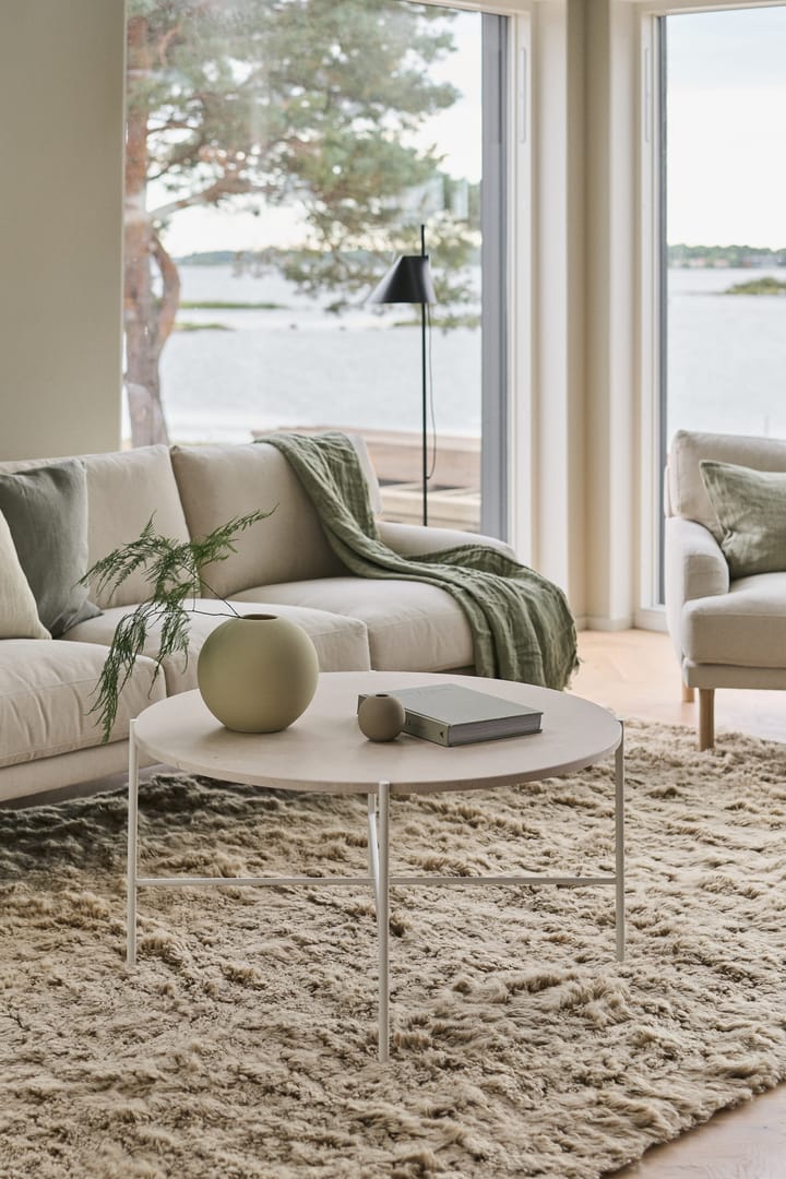 Aplaryd sohvapöytä Ø 90 cm - Beige kalkkikivi - 1898