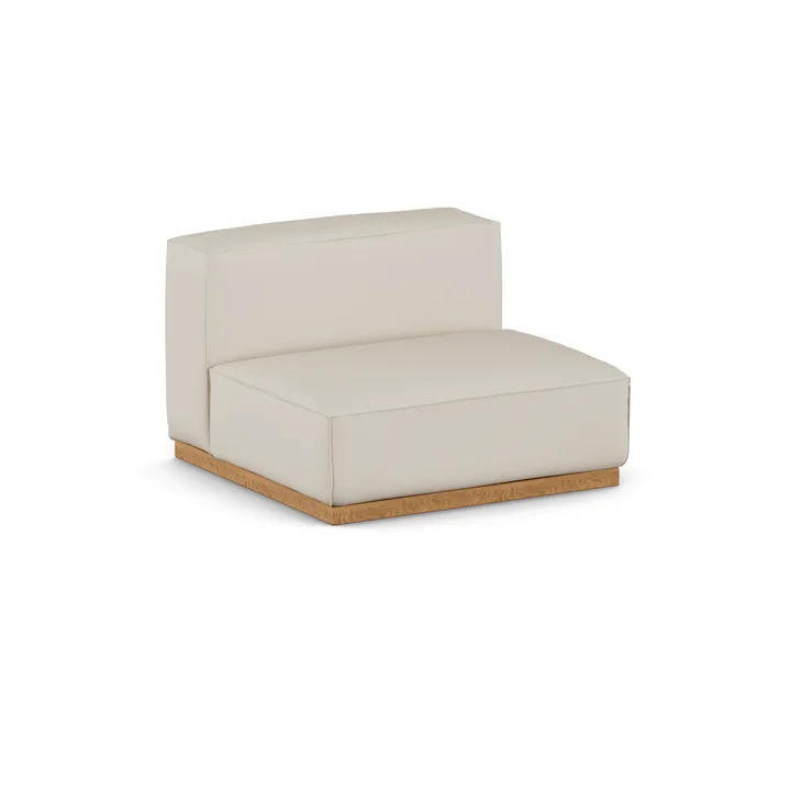 Bergsdal 1,5-istuttava nojatuoli - Jump beige 1956-Tammisävyinen saarni, 1,5-sits - 1898