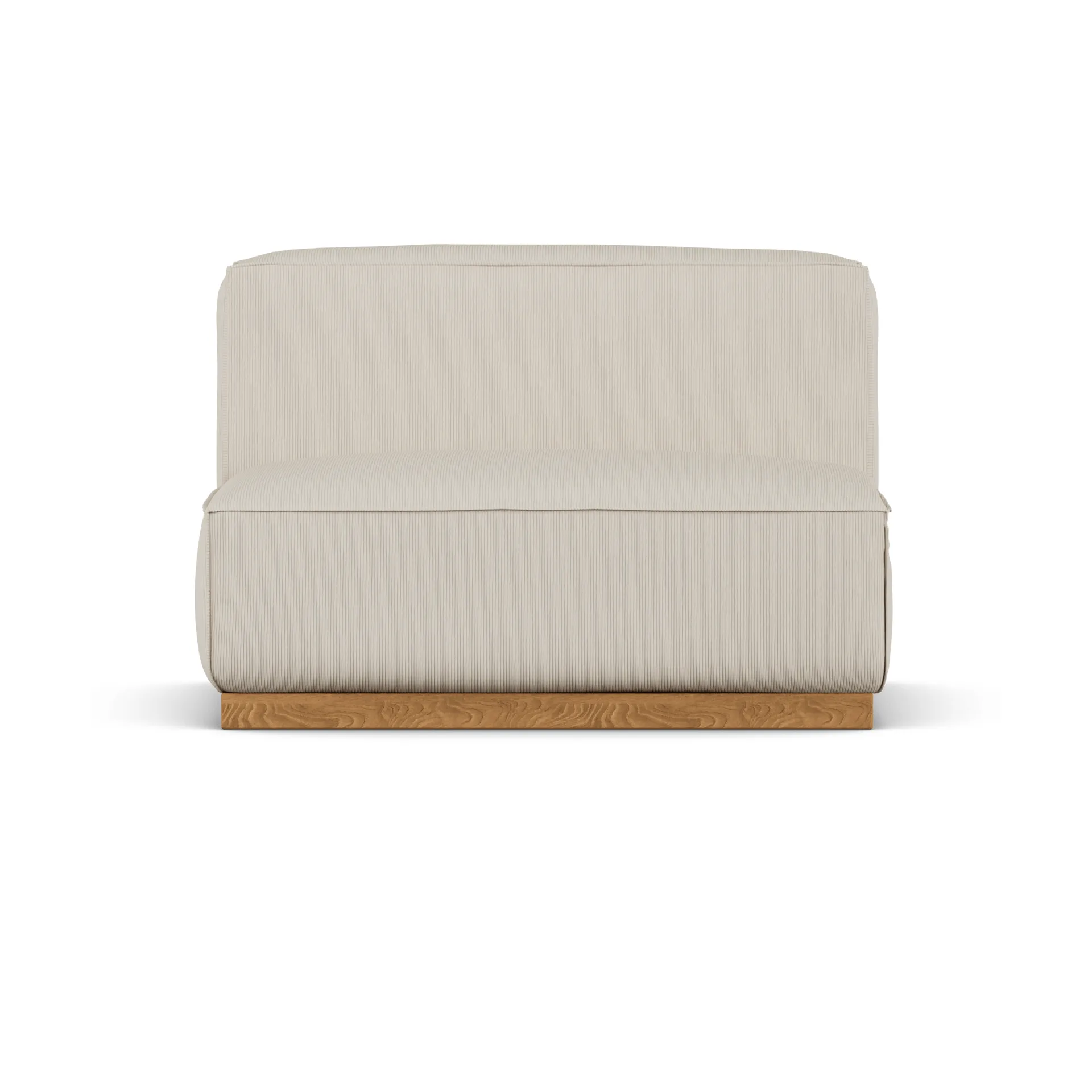 Bergsdal 1,5-istuttava nojatuoli, Jump beige 1956-Tammisävyinen saarni, 1,5-sits 1898