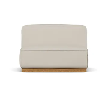 Bergsdal 1,5-istuttava nojatuoli - Jump beige 1956-Tammisävyinen saarni, 1,5-sits - 1898