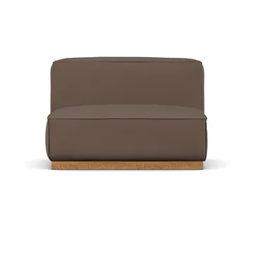 Bergsdal 1,5-istuttava nojatuoli - Jump brown 1955-Tammisävyinen saarni, 1,5-sits - 1898
