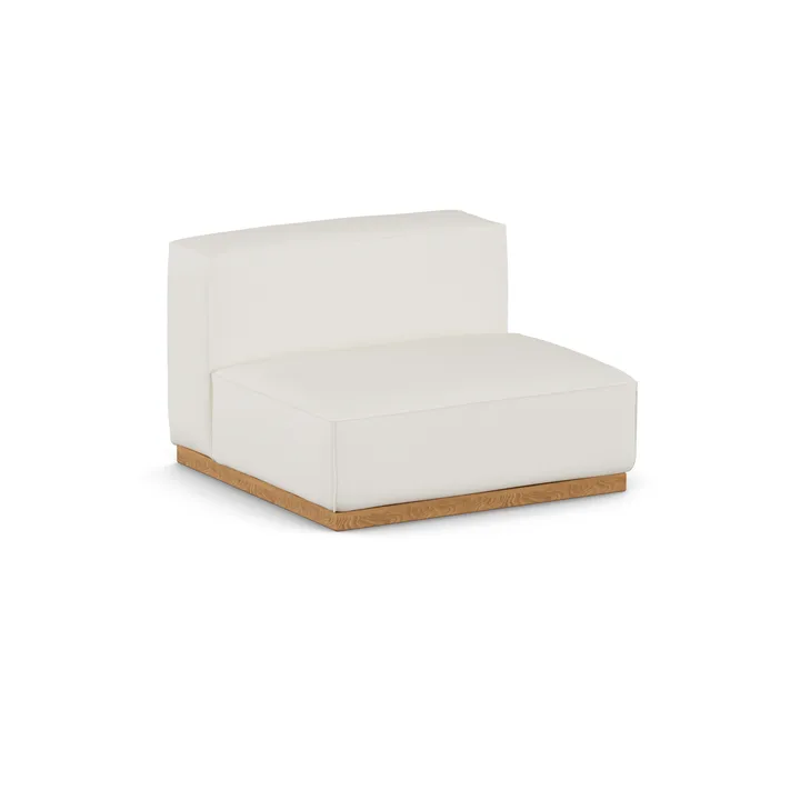 Bergsdal 1,5-istuttava nojatuoli - Jump offwhite 1954-Tammisävyinen saarni, 1,5-sits - 1898