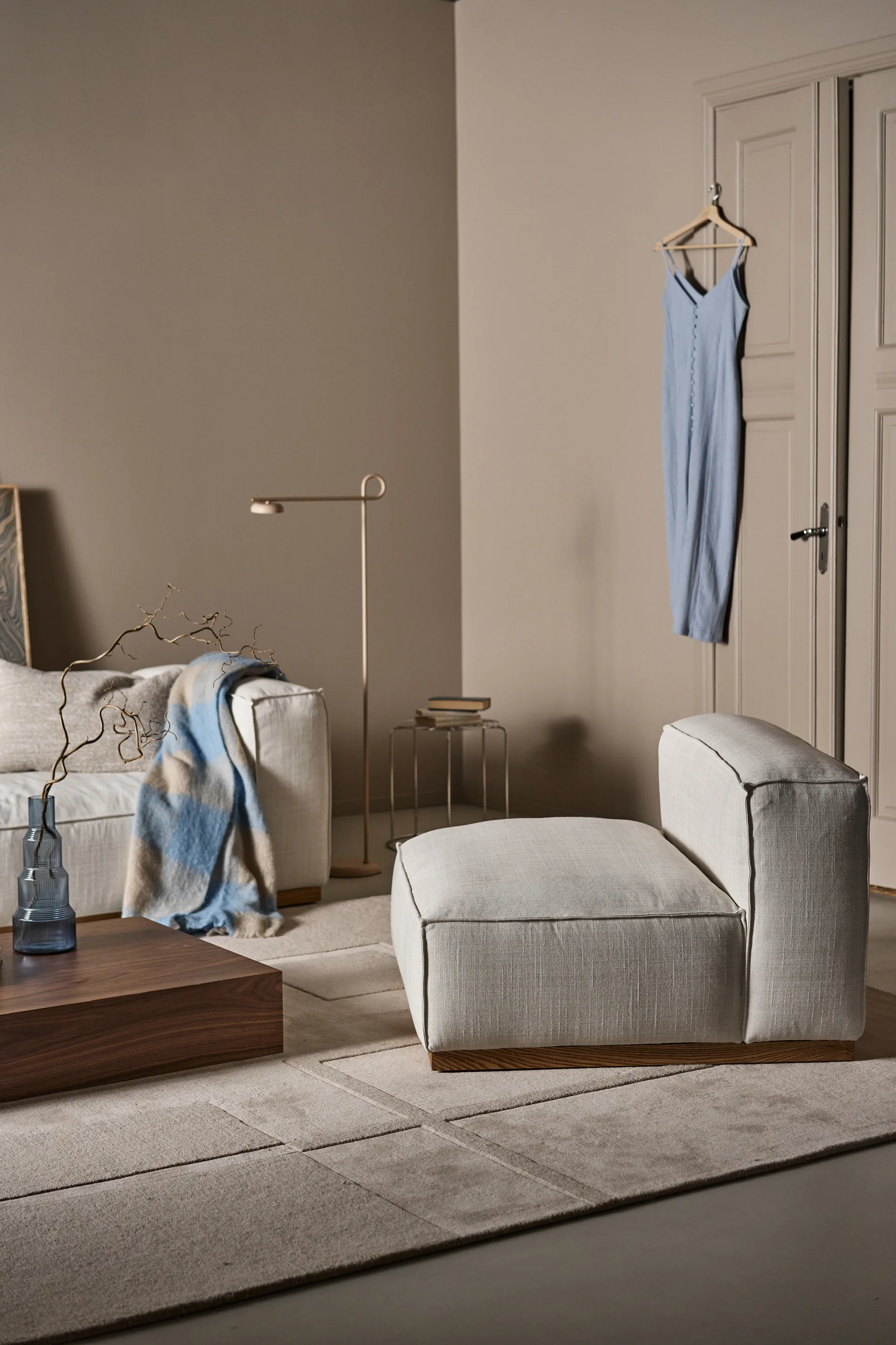 Bergsdal 1,5-istuttava nojatuoli, Oslo nature 1898