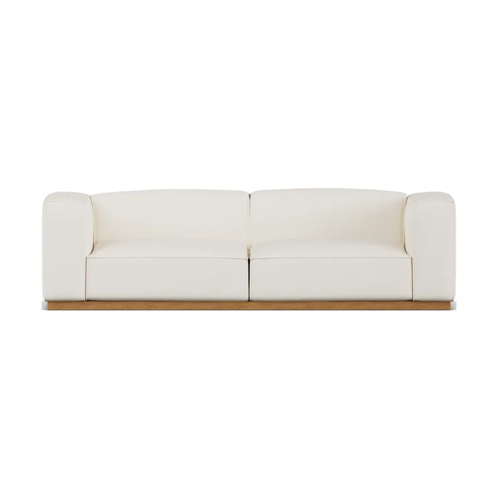 Bergsdal-sohva - Jump offwhite 1954-Tammisävyinen saarni, 3-sits - 1898