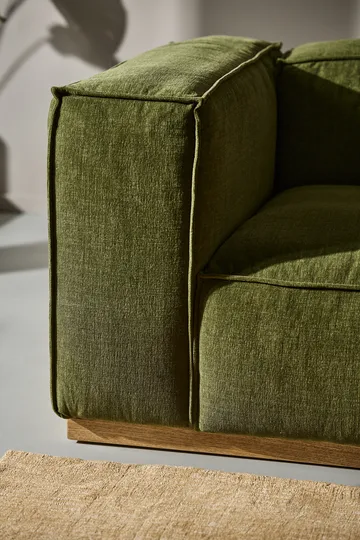 Bergsdal-sohva - Luisa green 3975-Tammisävyinen saarni, 3-sits - 1898