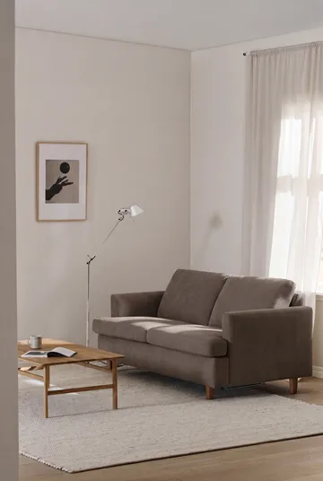 Binga 2,5-istuttava vuodesohva - Jump Brown 1955-tummaksi petsattu saarni - 1898