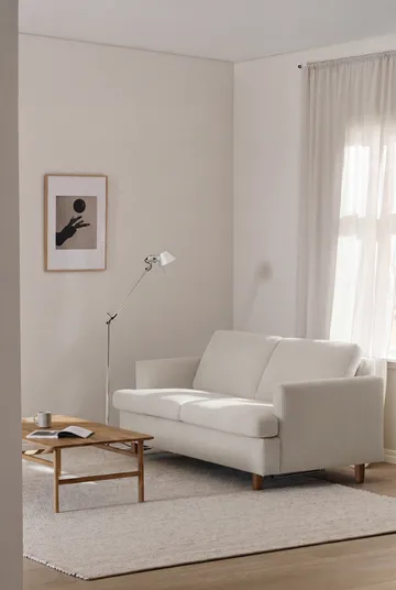 Binga 2,5-istuttava vuodesohva - Jump Off White 1954-tummaksi petsattu saarni - 1898