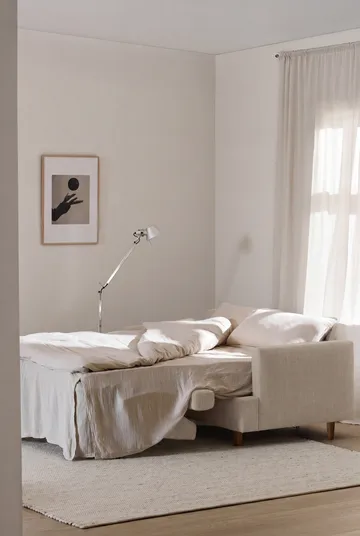 Binga 2,5-istuttava vuodesohva - Same Beige 6670-tummaksi petsattu saarni - 1898