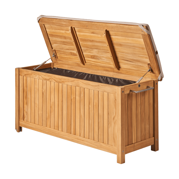 Bjärknäs säilytyslaatikko pyörillä S 130x50x60 cm, Teak 1898