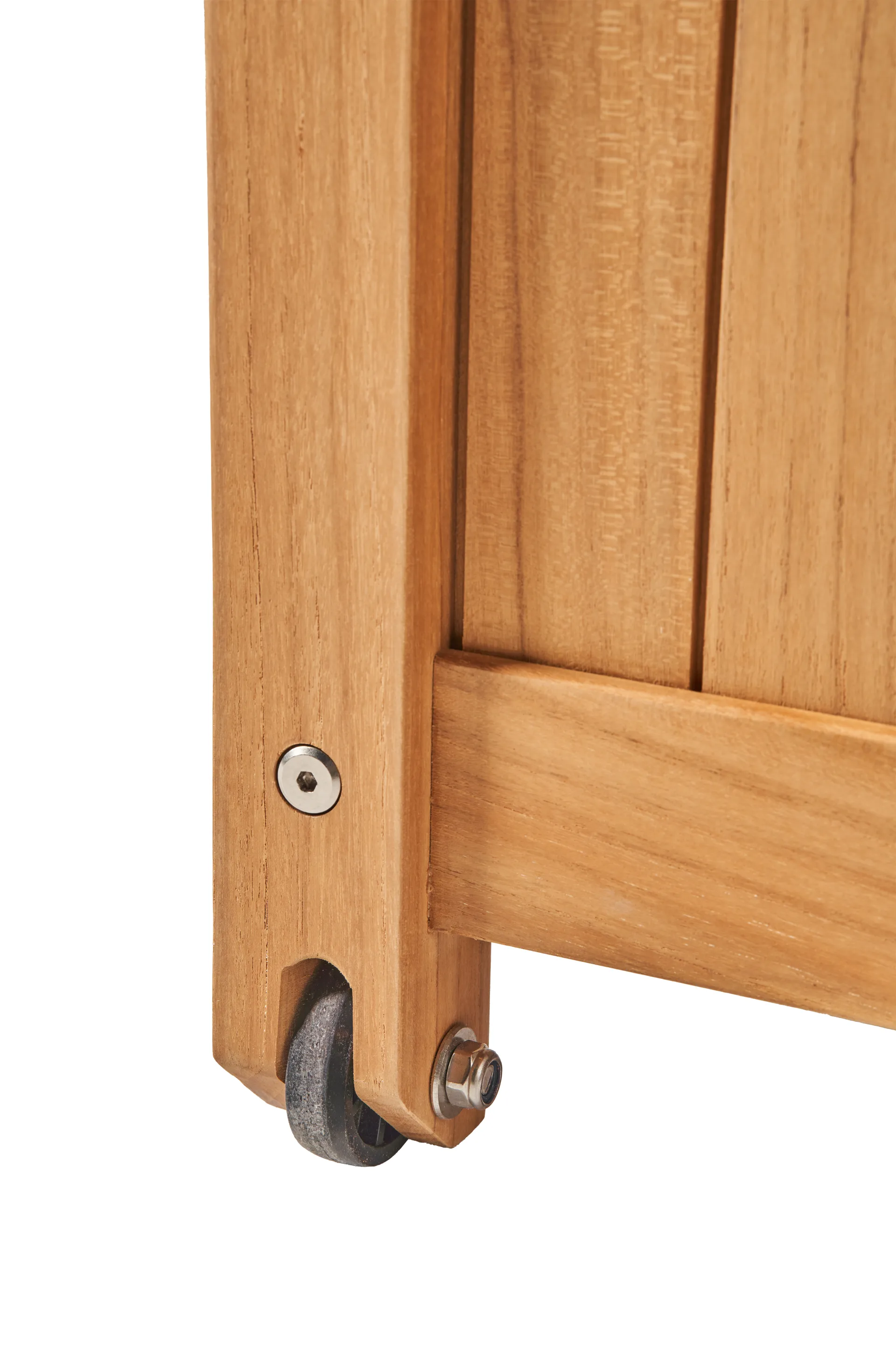 Bjärknäs säilytyslaatikko pyörillä S 130x50x60 cm, Teak 1898