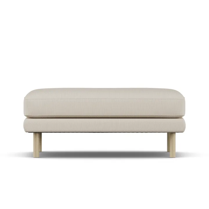 Bredhult jalkarahi - Jump Beige 1956-valkoöljytty tammi - 1898