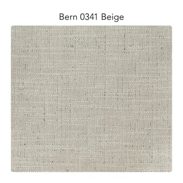 Bredhult sohva - 3-istuttava kangas bern 0341 beige, mustat teräsjalat - 1898