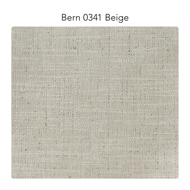 Bredhult sohva - 3-istuttava kangas bern 0341 beige, mustat teräsjalat - 1898