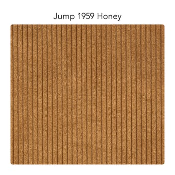 Bredhult sohva - 3-istuttava kangas jump 1959 honey, valkoöljytyt tammijalat - 1898