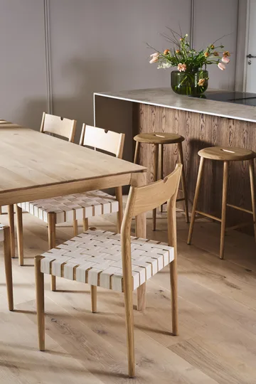 Ekeryd ruokapöydäntuoli - Webbing-laquered oak - 1898