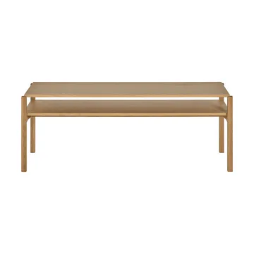 Lid sohvapöytä - Valkopigmentoitu tammi, 125×50 cm - 1898