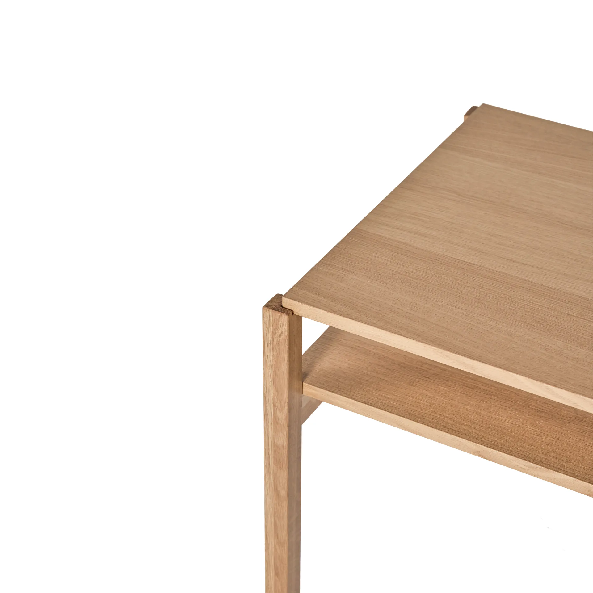 Lid sohvapöytä, Valkopigmentoitu tammi, 125×50 cm 1898