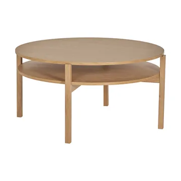 Lid sohvapöytä - Valkopigmentoitu tammi, Ø90 cm - 1898