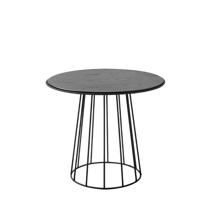 Lidhem sohvapöytä Ø 50 cm - Mustaksi maalattu tammi - 1898