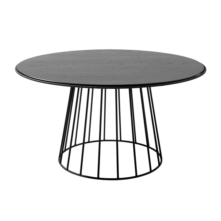 Lidhem sohvapöytä Ø90 cm - Mustaksi lakattu tammi - 1898