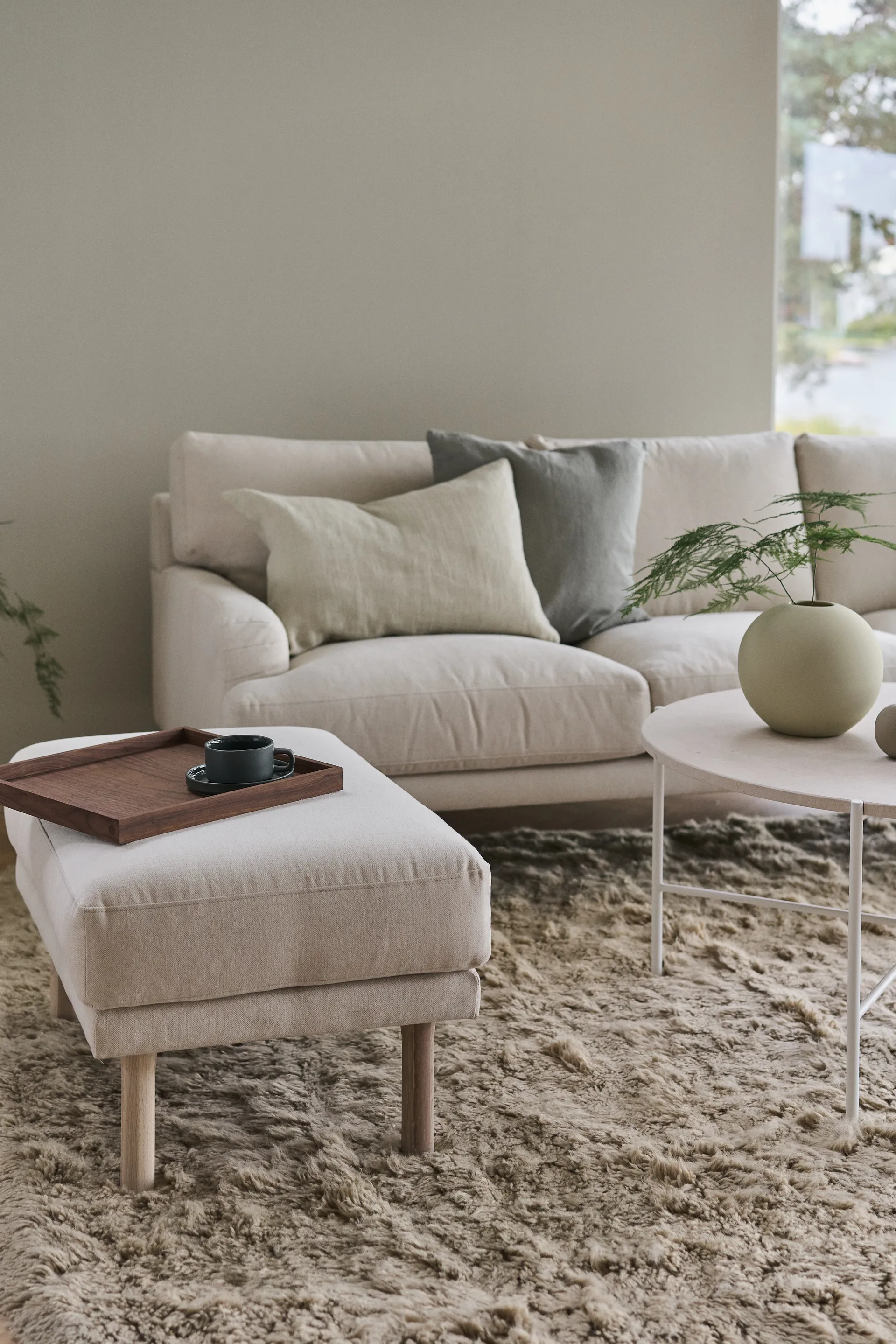 Lidnäs 3-istuttava sohva, Caleido beige 1898