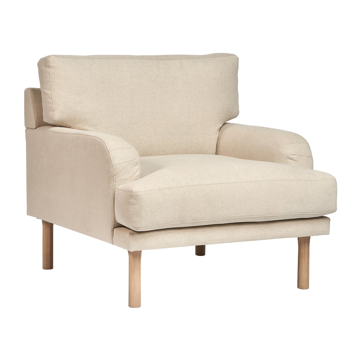 1898 Lidnäs nojatuoli Caleido beige | Skandinaavinen Sisustus | Nojatuolit & Jalkajakkarat | Beige