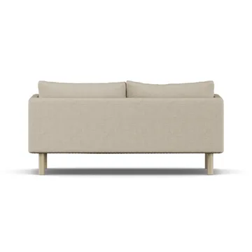 Linnevik sohva - Bern Beige 0341-valkoöljytty tammi, 2-istuttava, ilman helmahametta - 1898