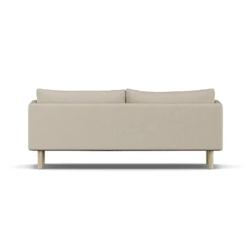 Linnevik sohva - Bern Beige 0341-valkoöljytty tammi, 3-istuttava, ilman helmahametta - 1898