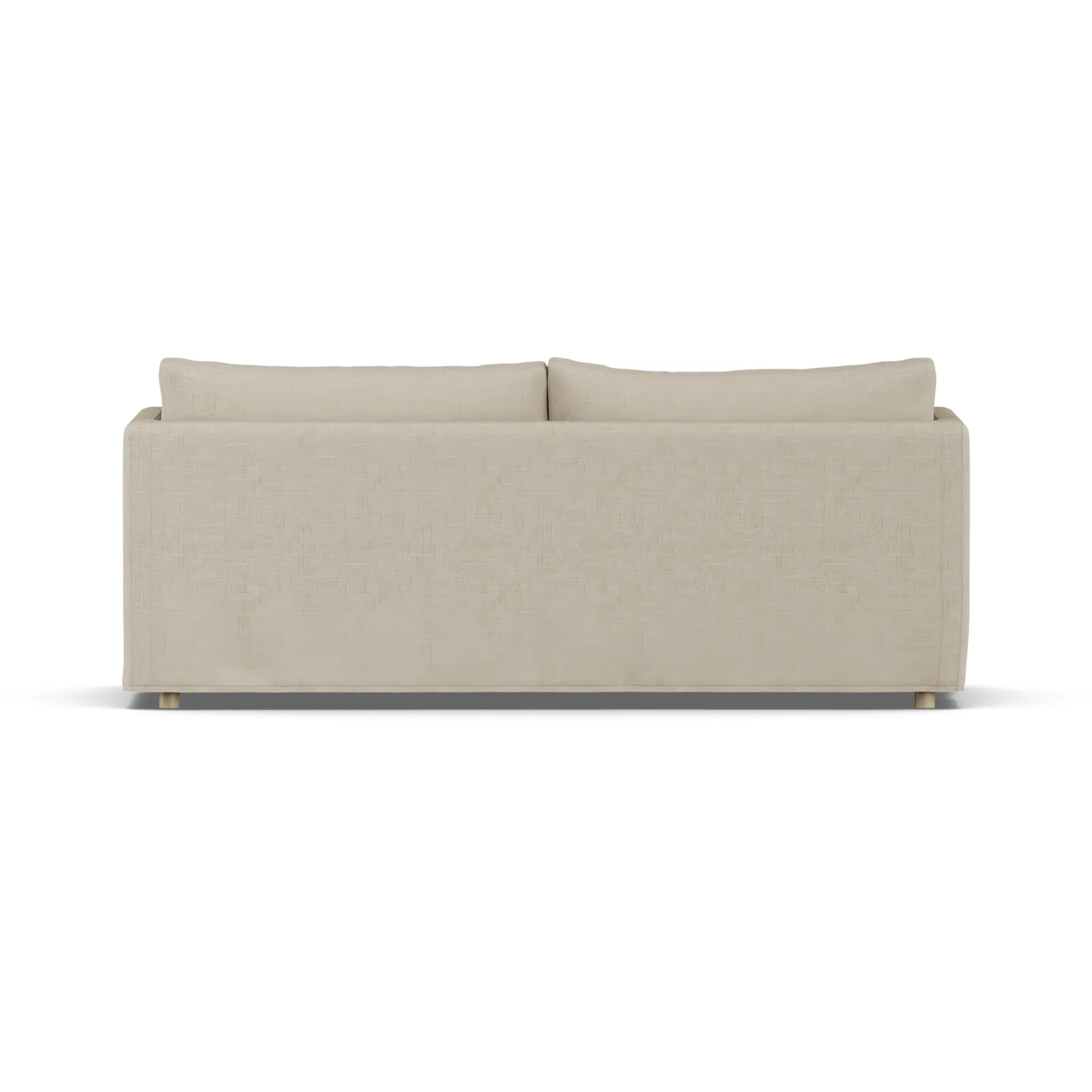 Linnevik sohva, Bern Beige 0341-valkoöljytty tammi, 3-sits, helmahameella 1898