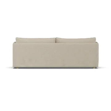 Linnevik sohva - Bern beige 0341-valkoöljytty tammi, 4-sits, helmahameella - 1898