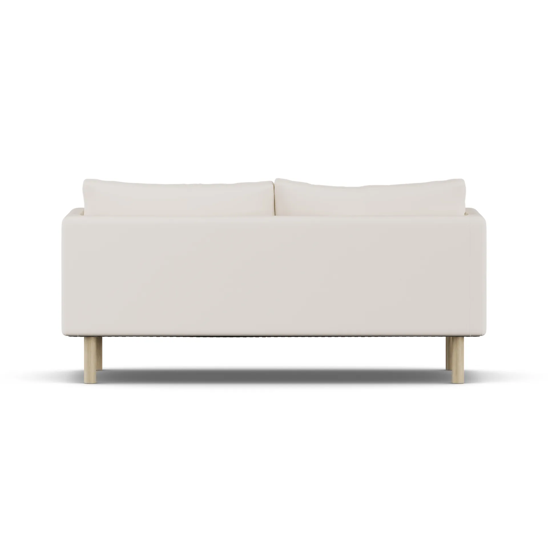 Linnevik sohva, Caleido Beige 9600-valkoöljytty tammi, 2-istuttava, ilman helmahametta 1898
