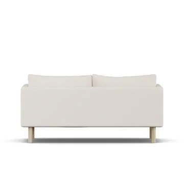Linnevik sohva - Caleido Beige 9600-valkoöljytty tammi, 2-sits - 1898