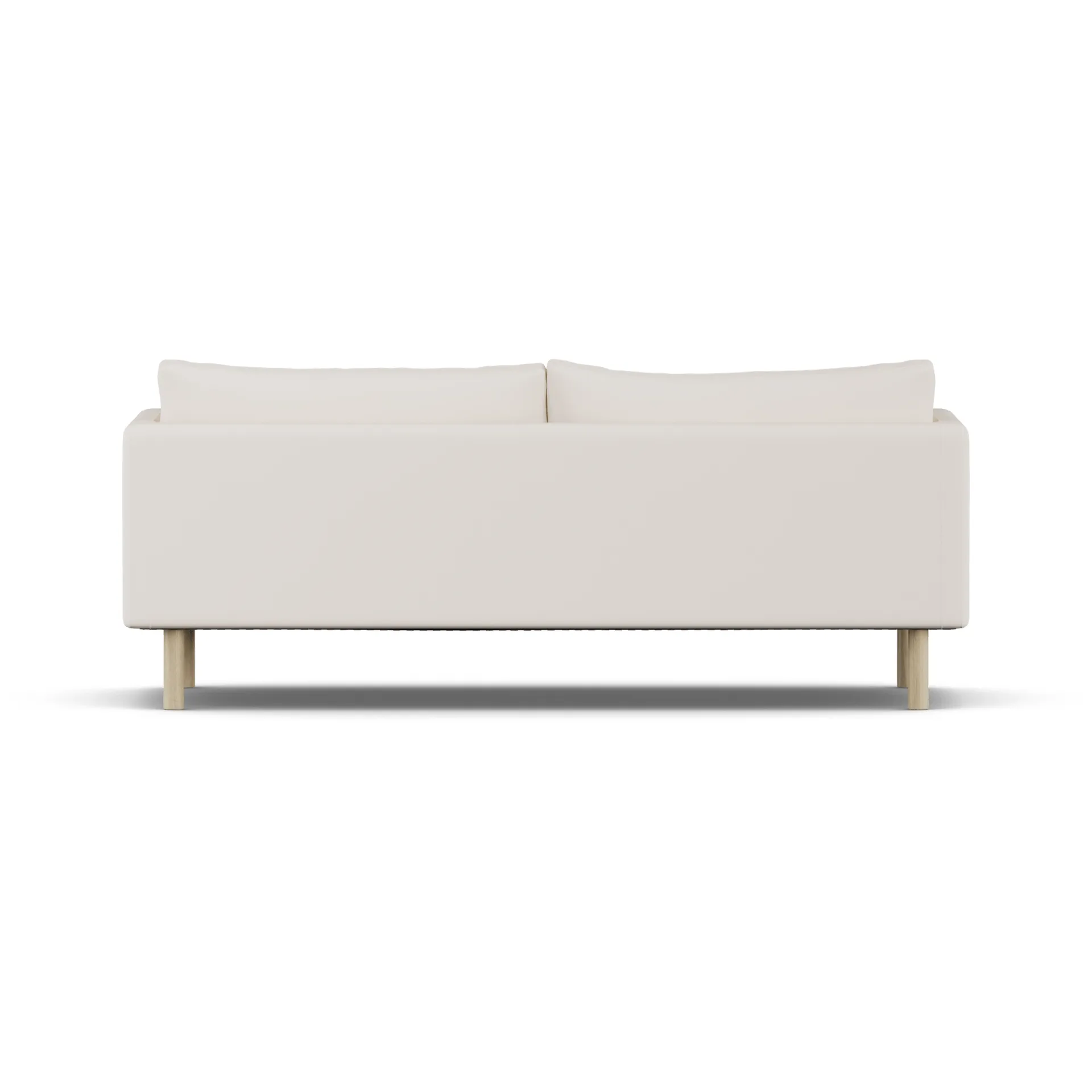 Linnevik sohva, Caleido Beige 9600-valkoöljytty tammi, 3-istuttava, ilman helmahametta 1898