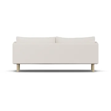 Linnevik sohva - Caleido Beige 9600-valkoöljytty tammi, 3-istuttava, ilman helmahametta - 1898